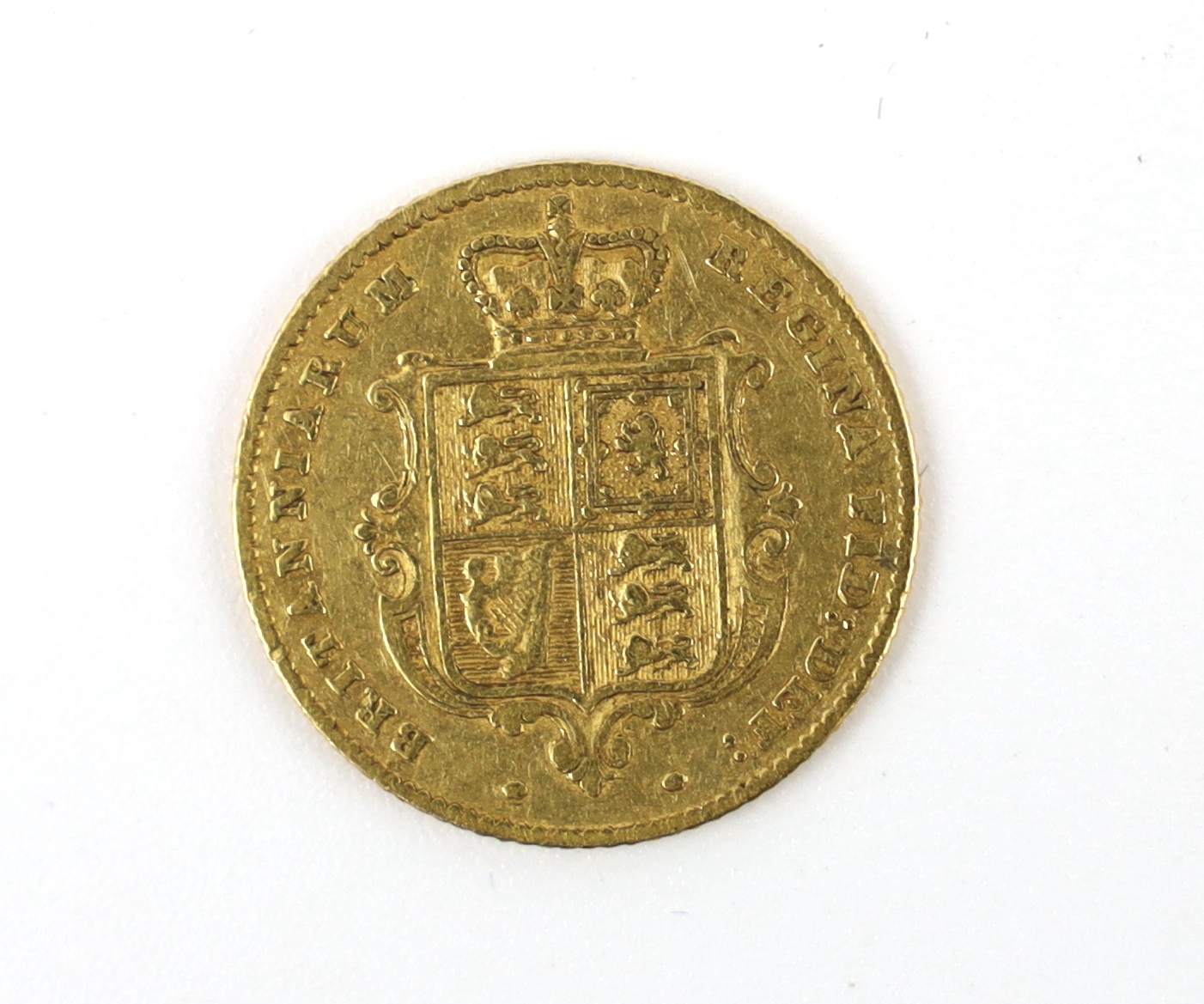 British Gold Coins, Victoria half sovereign 1853, Fine or better (S3859)